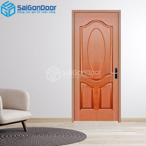 Cửa Gỗ HDF Veneer 3A-Xoan Đào-HDFV-SGD