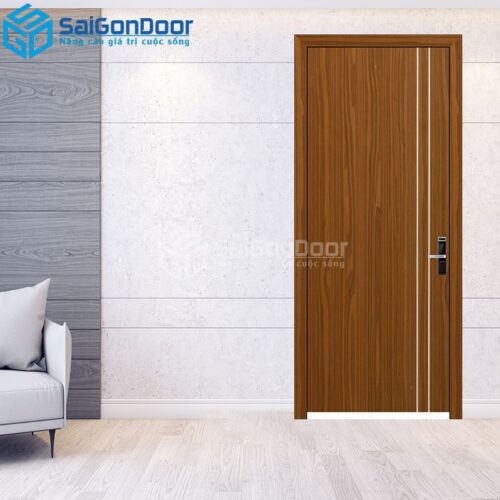 Cửa Gỗ MDF Melamine P1R2 Sơn-MDFM-SGD