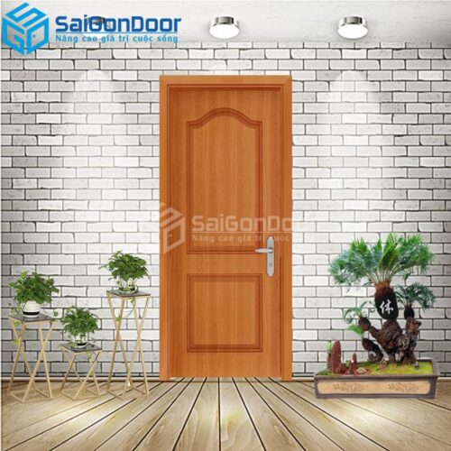 Cửa Nhựa Gỗ Composite 2A Xoan Đào 2-CP-SGD