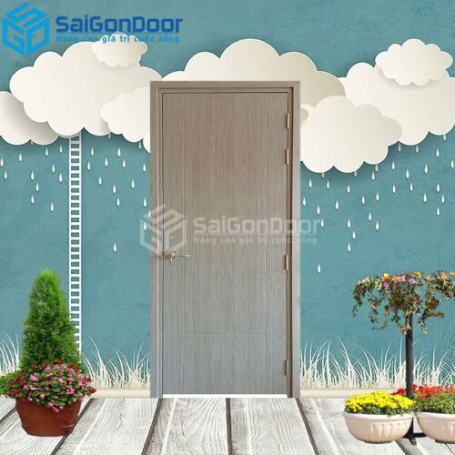 Cửa Nhựa Gỗ Composite P1R6A-CP-SGD